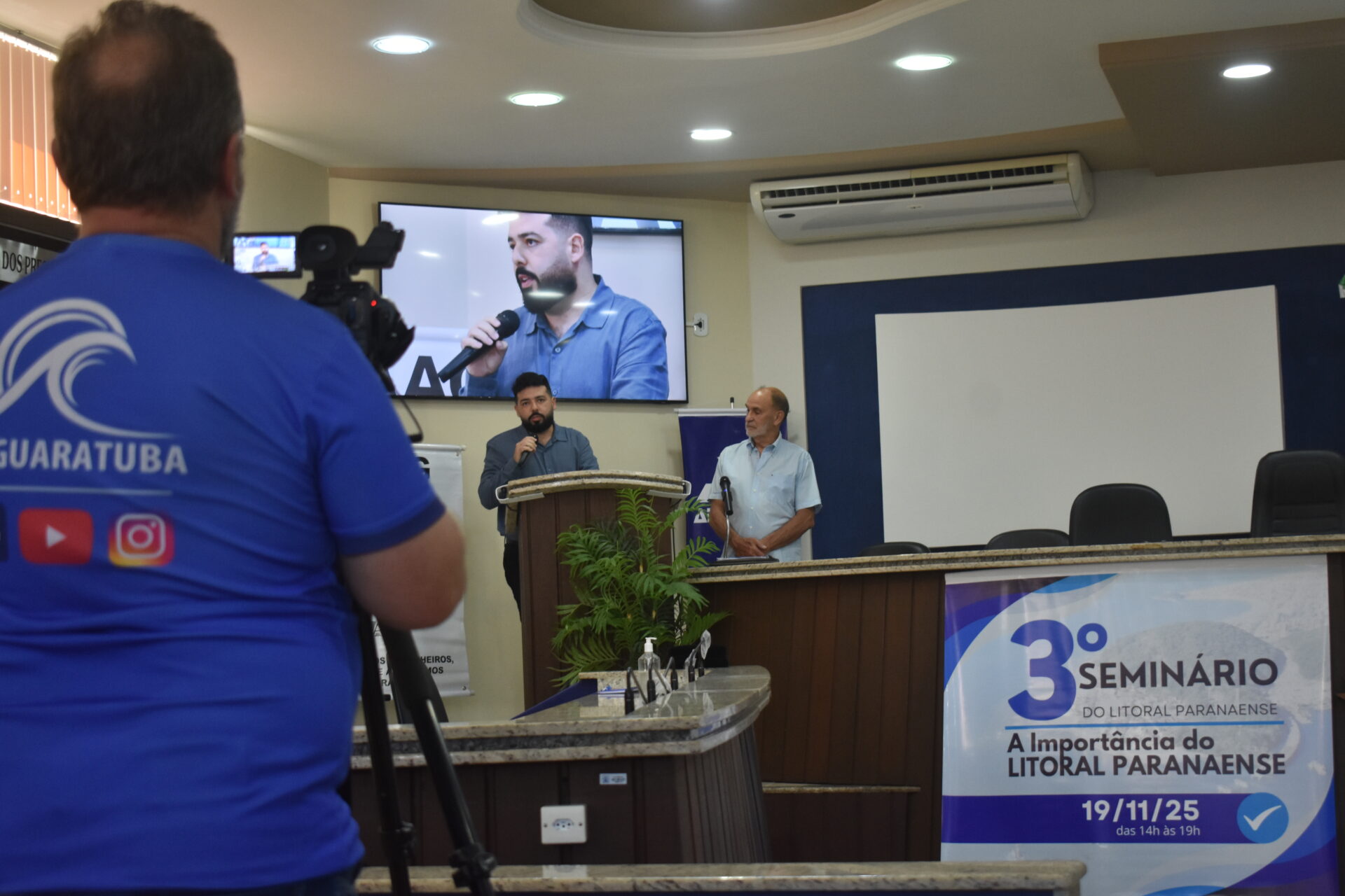 Cassio Vinicius, presidente da Associação dos Engenheiros, Arquitetos e Agrônomos de Guaratuba
