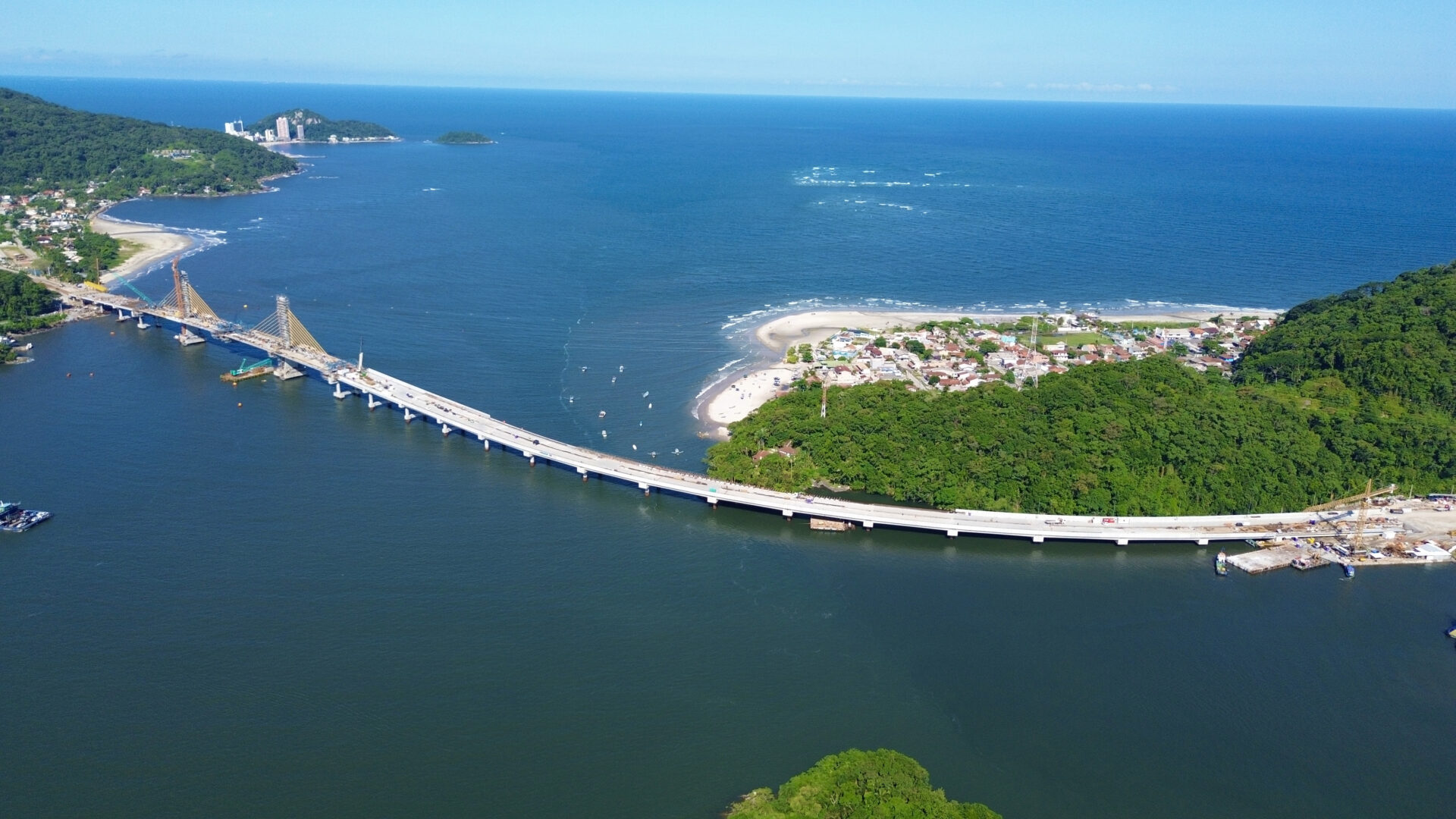 Ponte de Guaratuba chega a 91%Foto: Consórcio Supervisor Ponte de Guaratuba