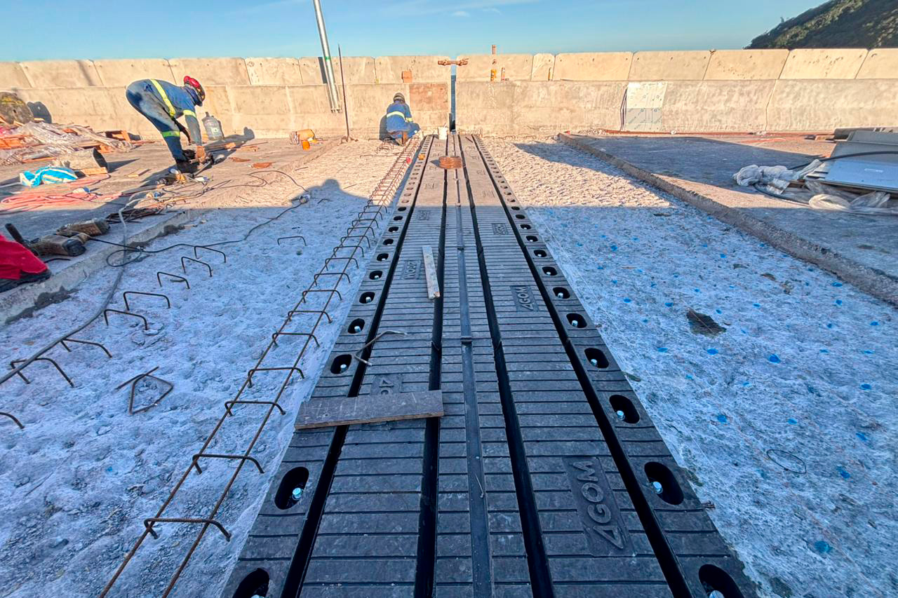 Juntas de dilataçãoFoto: Consórcio Supervisor da Ponte de Guaratuba