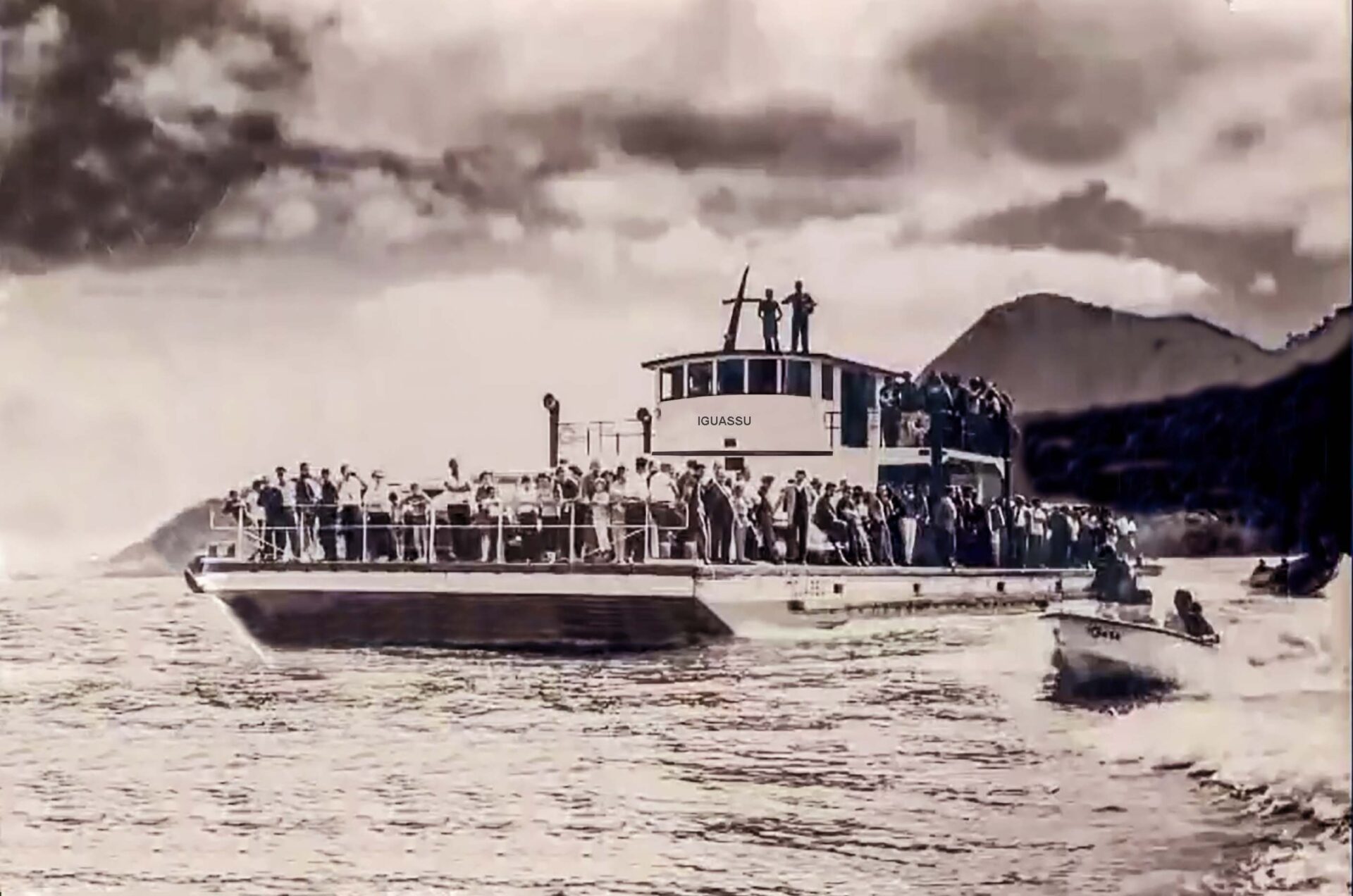 Ferry Boat Iguassu - 1966Foto: Acervo da Prefeitura de Guaratuba