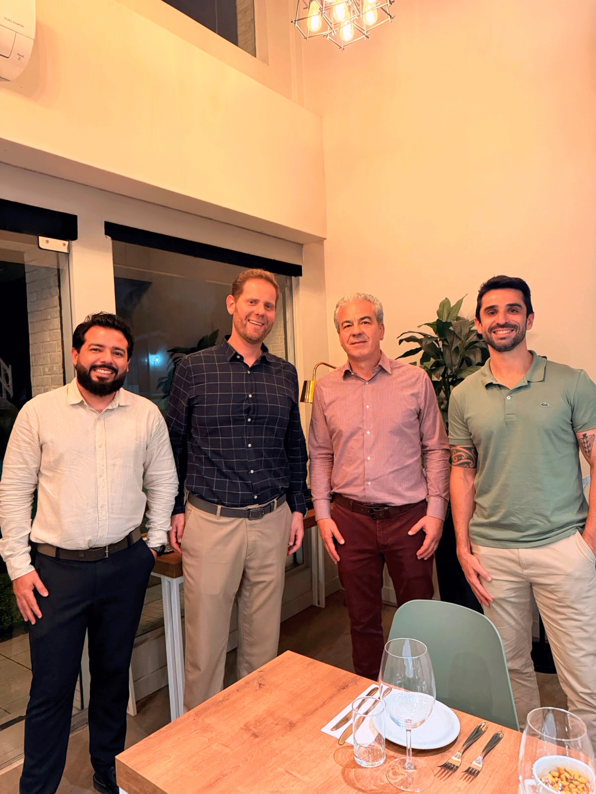 Cassio Vinicius, Leandro Gulin, Heros Fanini e Bruno Nakid